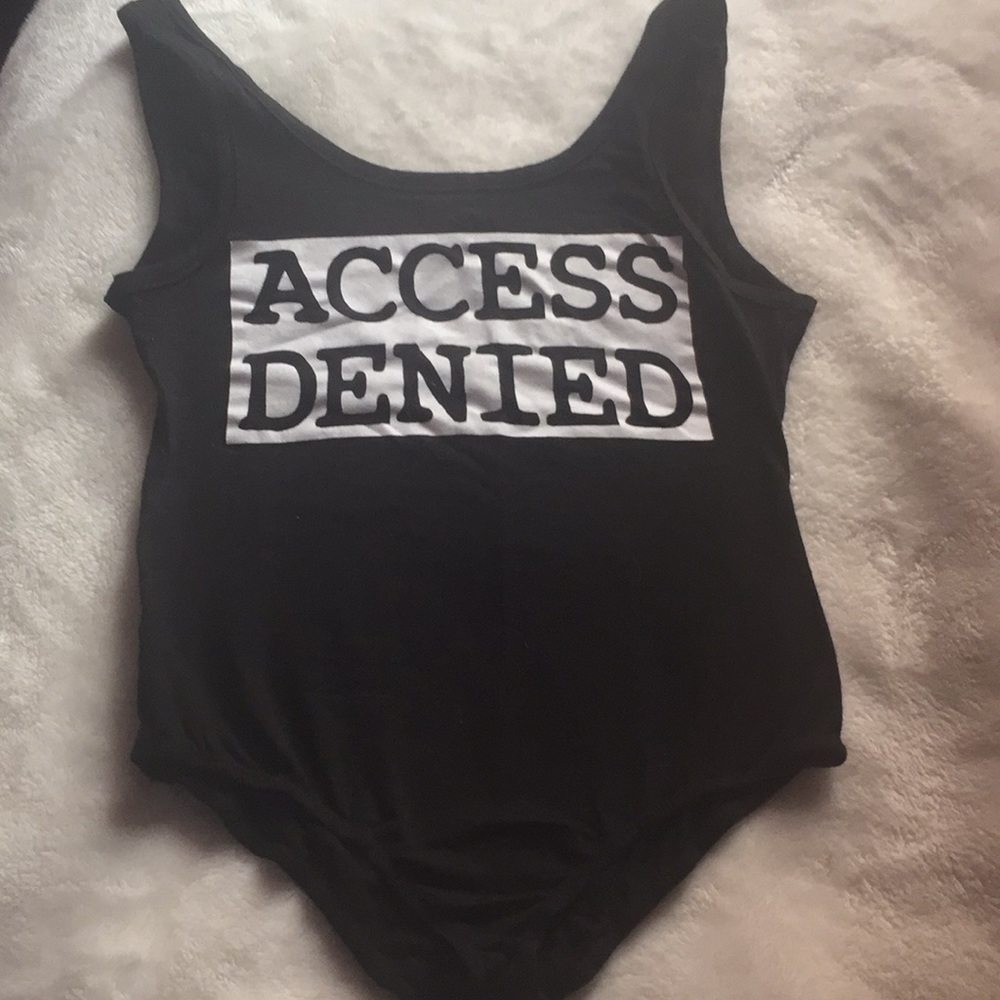Black bodysuit